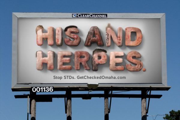 Omaha combats rising STD rates with graphic billboards.